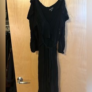 City chic wrap dress off the shoulder